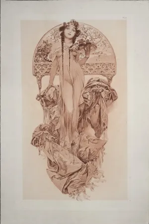 Lithograph Mucha - Documents Décoratifs, 1902 - PLATE 6