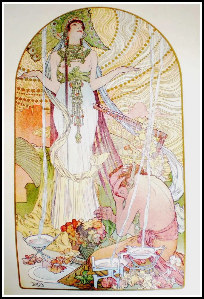 Lithograph Mucha - INCANTATION