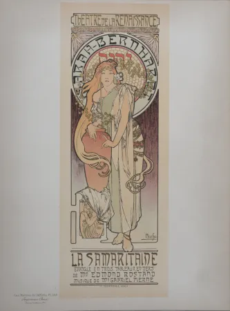 Lithograph Mucha - La Samaritaine (Sarah Bernhardt), Les Maitres de L’Affiche, 1899