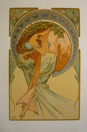Lithograph Mucha - Les quatre saisons 2