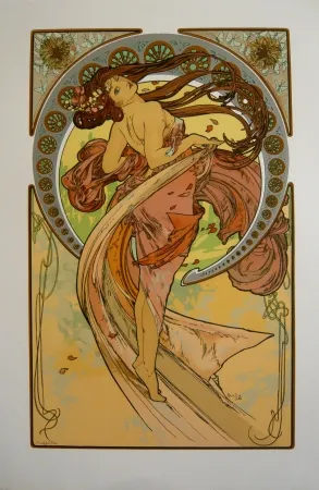 Lithograph Mucha - Les quatre saisons 4