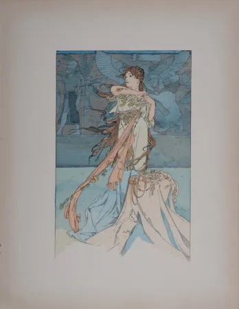Lithograph Mucha - Rama, Poème dramatique en trois Actes #5