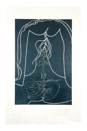 Woodcut Müller - 13 FOIS ELLE ET MOI - BORNE