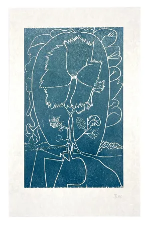Woodcut Müller - 13 FOIS ELLE ET MOI - BOUTONNIÈRE