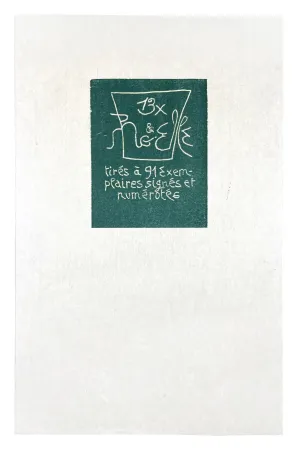 Woodcut Müller - 13 FOIS ELLE ET MOI - COLOPHON II