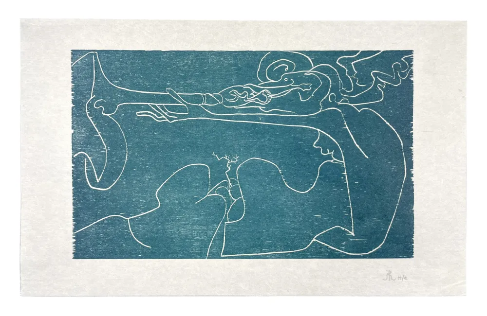 Woodcut Müller - 13 FOIS ELLE ET MOI - FLÛTE