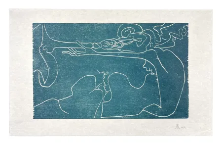 Woodcut Müller - 13 FOIS ELLE ET MOI - FLÛTE