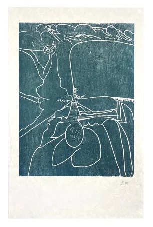 Woodcut Müller - 13 FOIS ELLE ET MOI - LANGUE