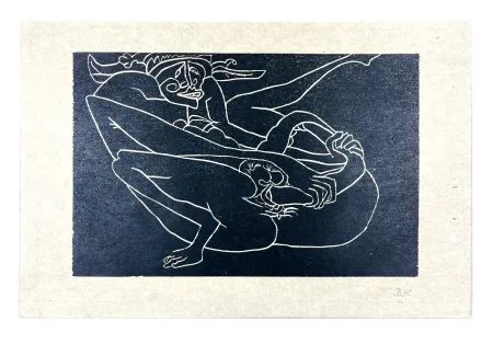 Woodcut Müller - 13 FOIS ELLE ET MOI - PAZZO