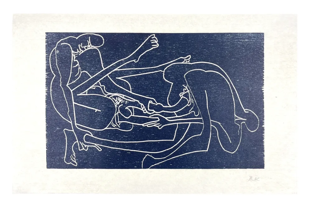 Woodcut Müller - 13 FOIS ELLE ET MOI - TÊTE À TÊTE