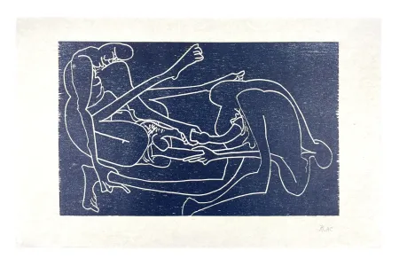 Woodcut Müller - 13 FOIS ELLE ET MOI - TÊTE À TÊTE