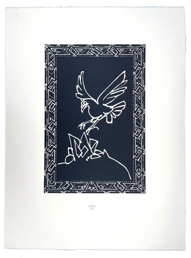 Woodcut Müller - AETOS