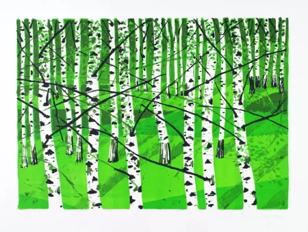 Lithograph Muller - Birkenwa?ldchen