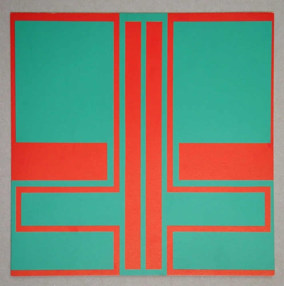 Screenprint Müller-Brittnau - Composition, 1966