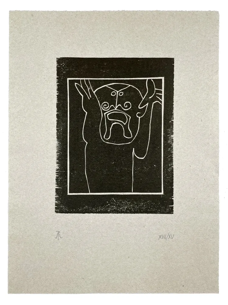 Woodcut Müller - CRIEUR