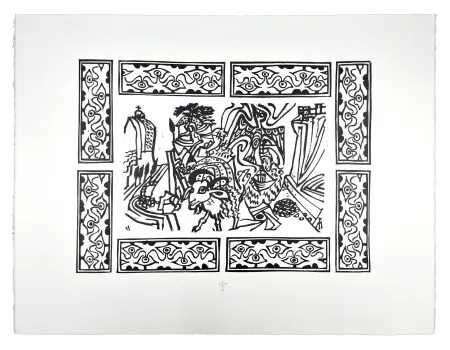 Woodcut Müller - KATEIKA