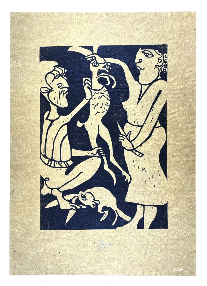 Woodcut Müller - LAGOS