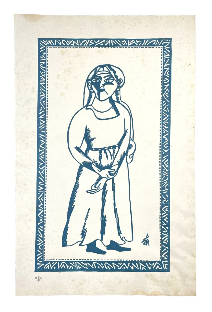 Woodcut Müller - LAÏLA