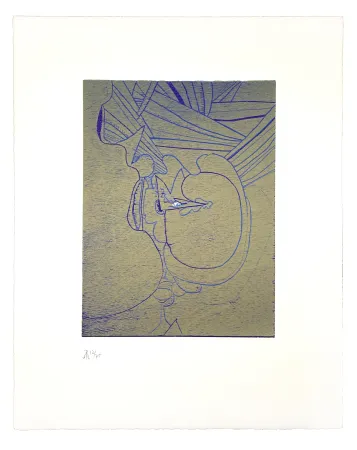 Woodcut Müller - LIGNES MALIGNES - GERBE