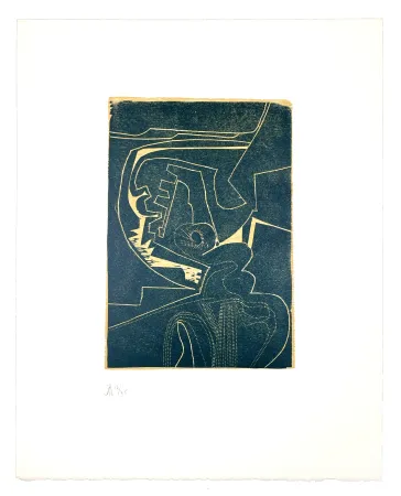 Woodcut Müller - LIGNES MALIGNES - NOCTURNE 