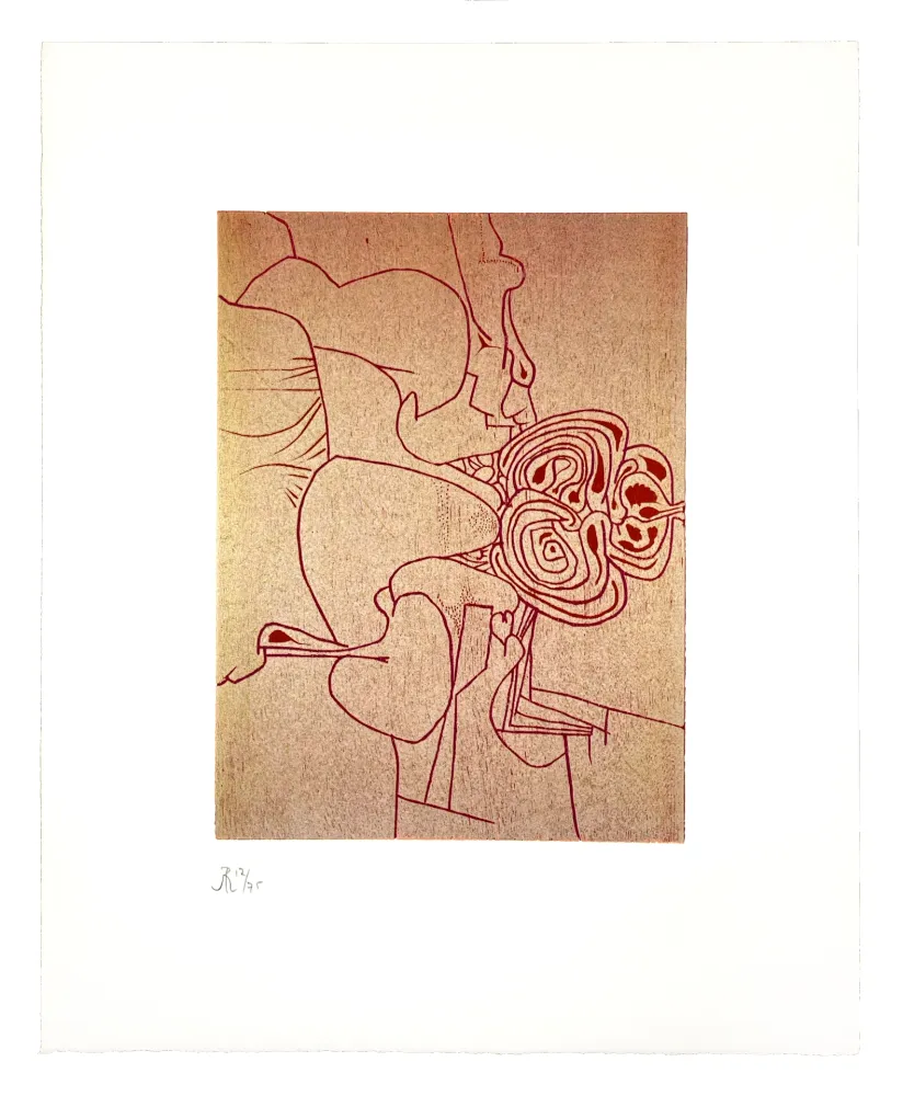 Woodcut Müller - LIGNES MALIGNES - TOMATE