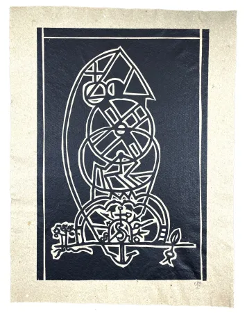 Woodcut Müller - MILOS (a)