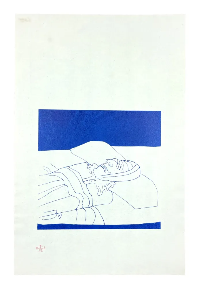 Woodcut Müller - NONNA II