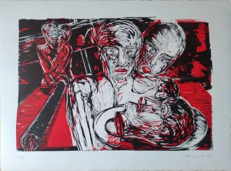 Woodcut Muller - Ohne Titel