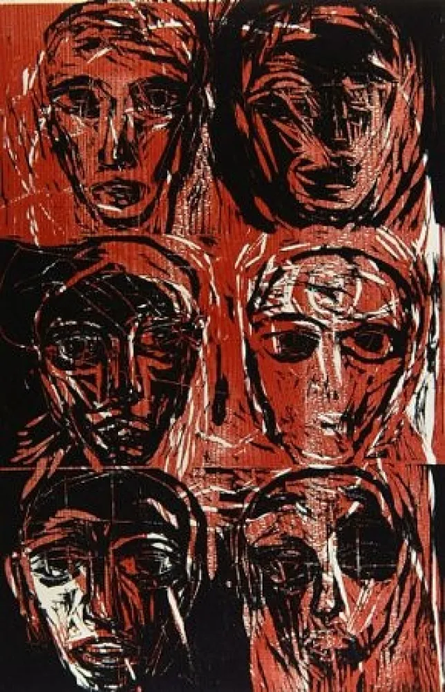 Woodcut Muller - Ohne Titel