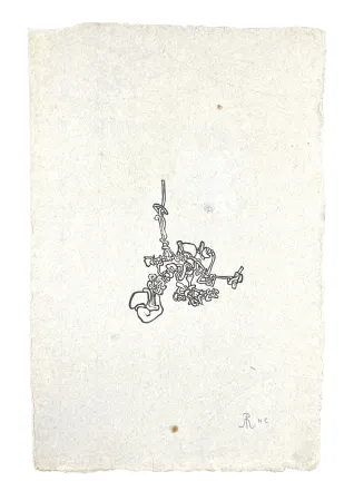 Woodcut Müller - PETIT NOEUD (ESQUISSE XVI)