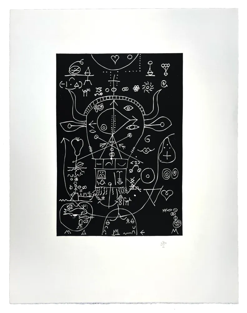 Woodcut Müller - SALVE TORO