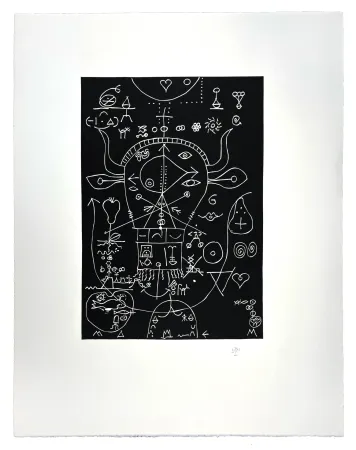 Woodcut Müller - SALVE TORO