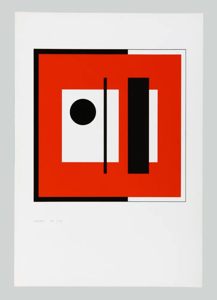 Screenprint Munari - Anche la cornice