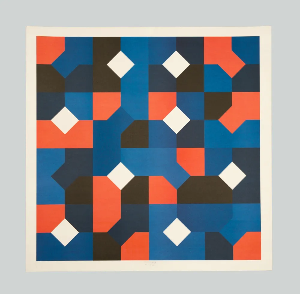 Lithograph Munari - Curve di Peano