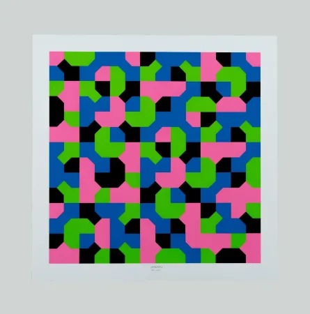 Screenprint Munari - Curve di Peano