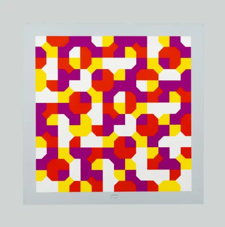 Screenprint Munari - Curve di Peano