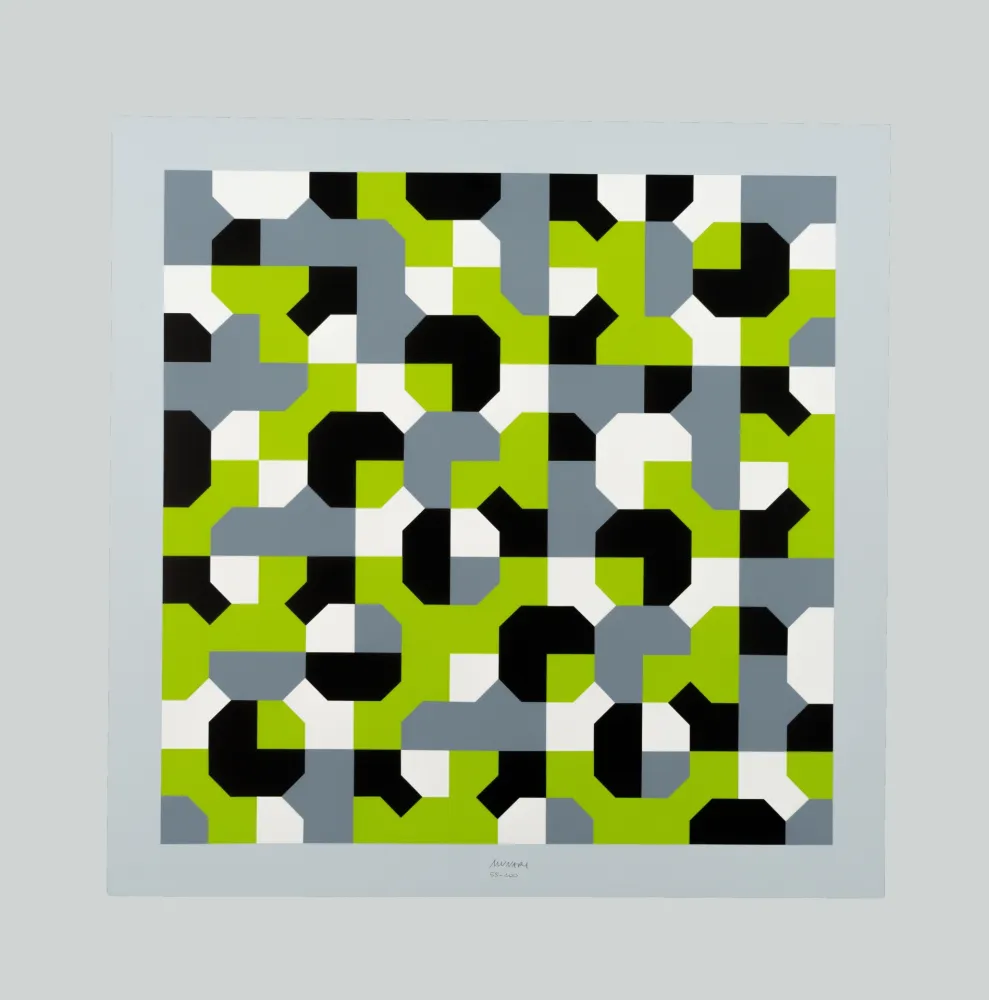 Screenprint Munari - Curve di Peano
