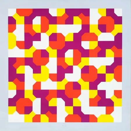 Screenprint Munari - Curve di Peano