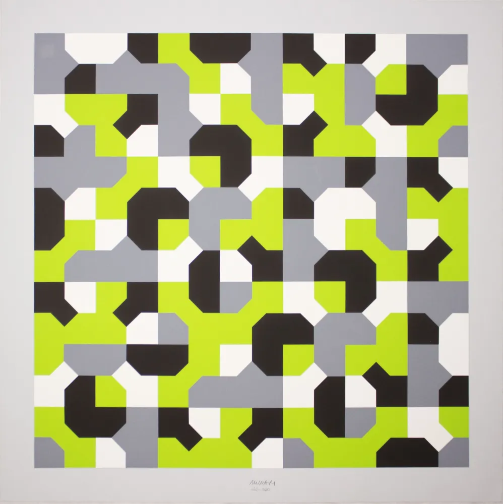 Screenprint Munari - Curve di Peano