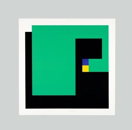 Screenprint Munari - Positivo negativo