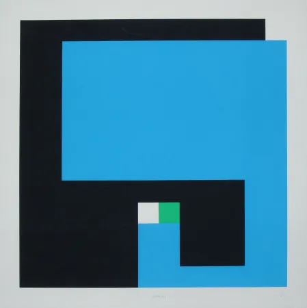 Screenprint Munari - Positivo Negativo