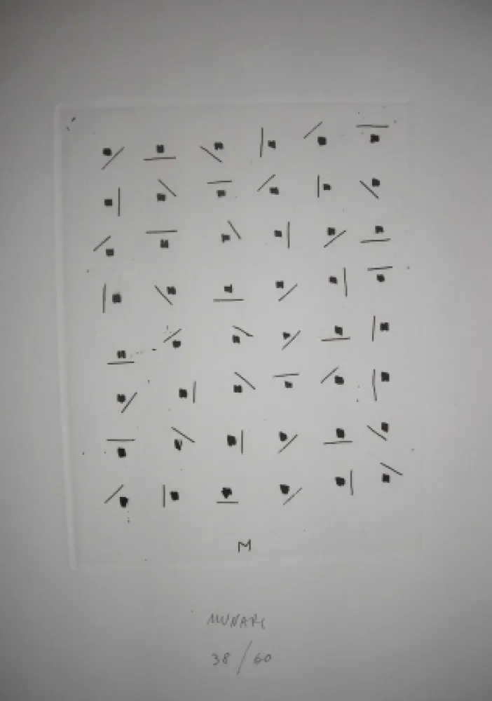 Engraving Munari - The international avant garde 2