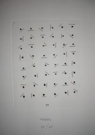 Engraving Munari - The international avant garde 2