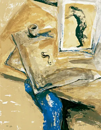 Lithograph Muñoz - Dibuixos antics II