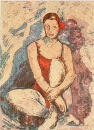 Lithograph Muñoz - GM - 1