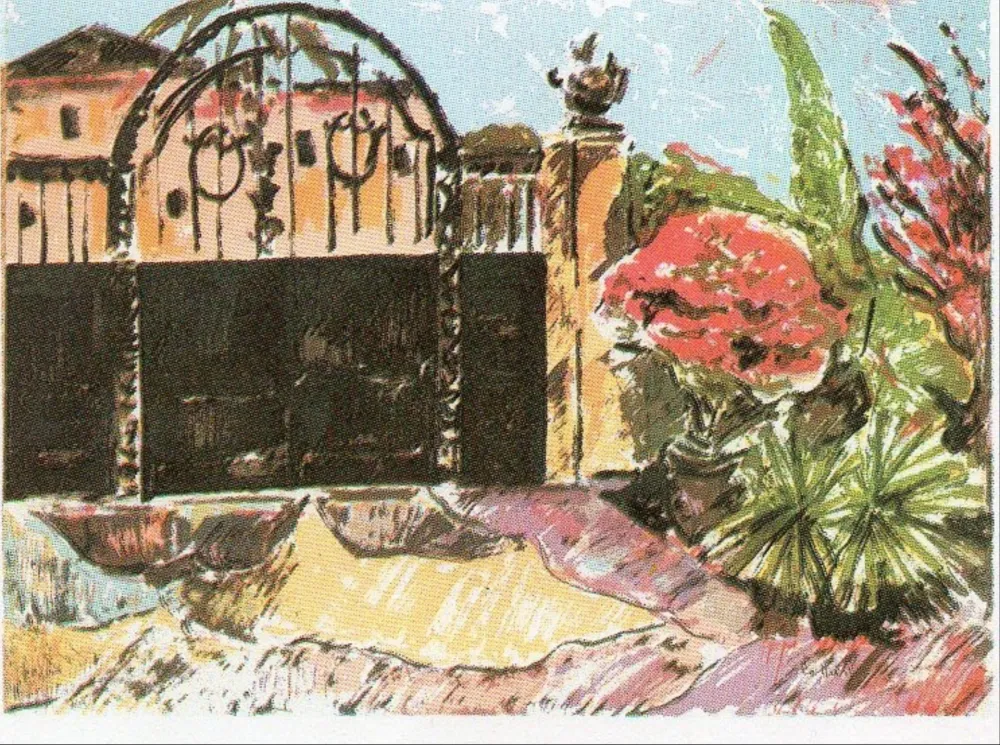 Lithograph Muñoz - GM-8