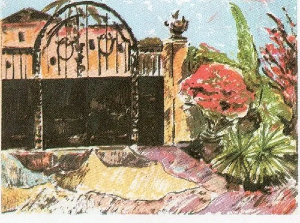 Lithograph Muñoz - GM - 8