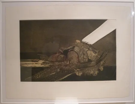 Lithograph Muñoz - Sin Título