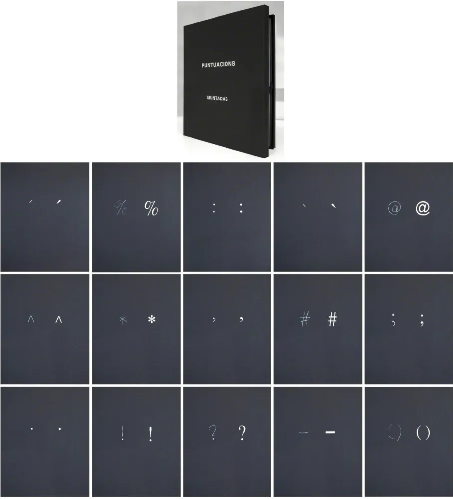 Lithograph Muntadas - Puntuacions