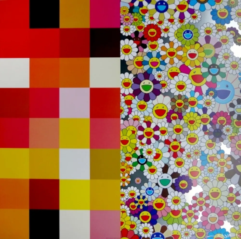 Lithograph Murakami - Acupuncture flowers